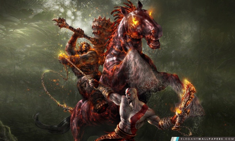 God Of War, jeu de bataille, Arrière-plans HD à télécharger