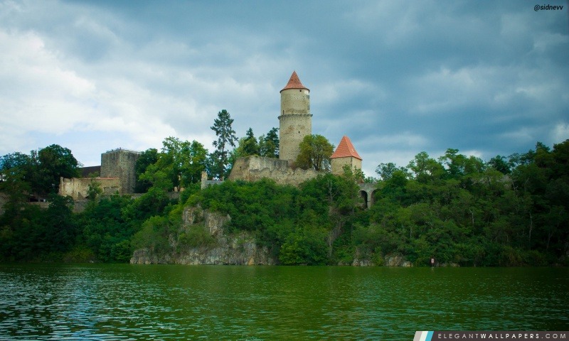 Château Zvikov, Arrière-plans HD à télécharger