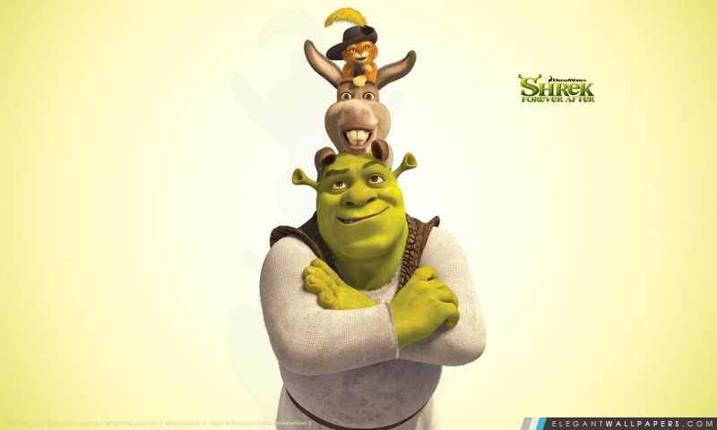 Shrek, l'Âne et le Chat Potté, Shrek The Final Chapter, Arrière-plans HD à télécharger