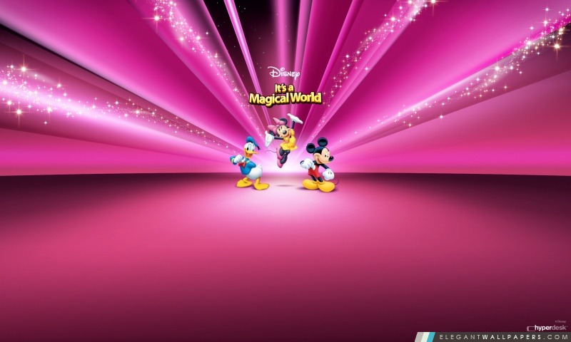 Personnages Disney rose, Arrière-plans HD à télécharger