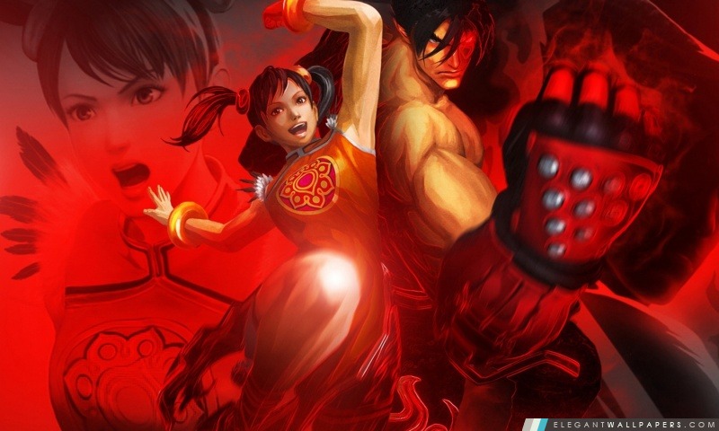 Street Fighter X Tekken – Jin Xiaoyu, Arrière-plans HD à télécharger