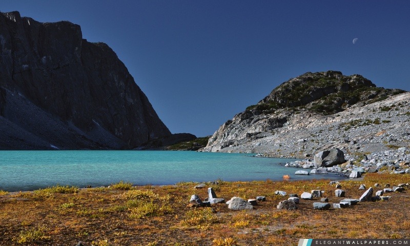 Wedgemount lac, le parc provincial Garibaldi, Colombie-Britannique, Arrière-plans HD à télécharger