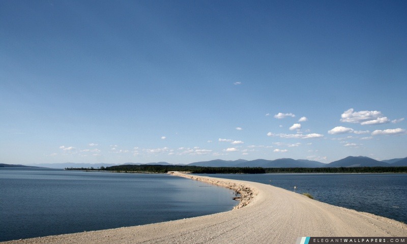 Lac Williston, Mackenzie, belle Colombie-Britannique, Canada, Arrière-plans HD à télécharger