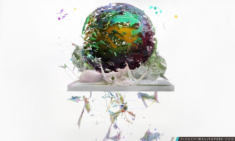 3D Earth Art, Arrière-plans HD à télécharger