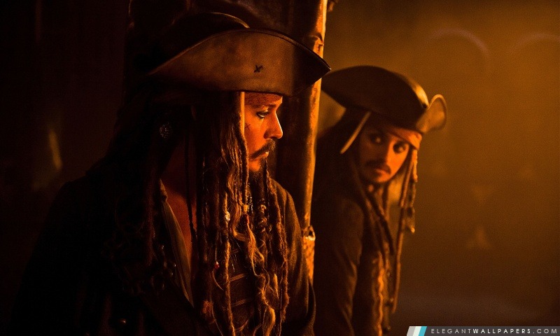 Pirates des Caraïbes la Fontaine de Jouvence, Jack et Angelica, Arrière-plans HD à télécharger