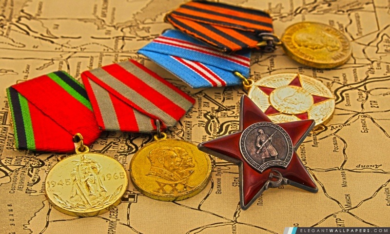 Médailles militaires, Arrière-plans HD à télécharger