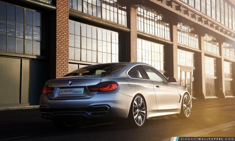 BMW Coupé Série 4 – 2013 arrière, Arrière-plans HD à télécharger