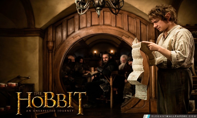 Martin Freeman comme Bilbon Sacquet dans Le Hobbit Un voyage inattendu, Arrière-plans HD à télécharger