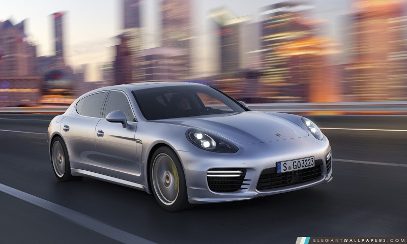 2014 Porsche Panamera Ville, Arrière-plans HD à télécharger