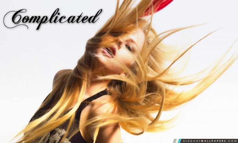 Avril Lavigne Complicated, Arrière-plans HD à télécharger