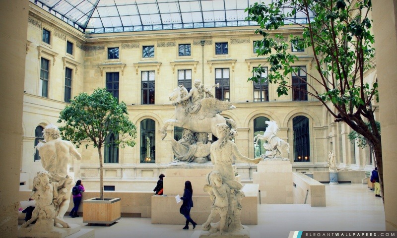 A l'intérieur du Louvre, Arrière-plans HD à télécharger