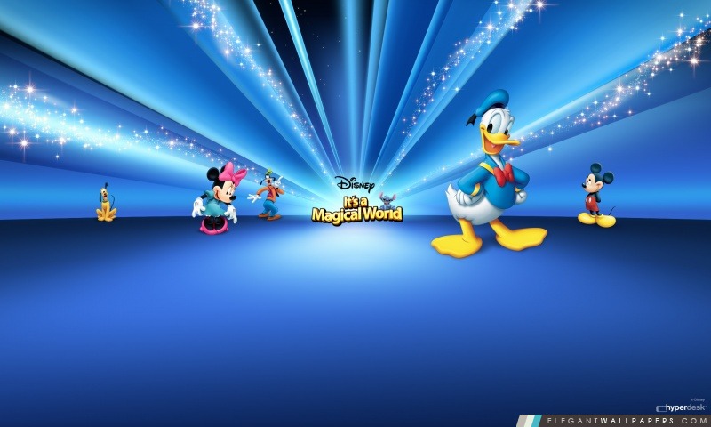 Personnages Disney bleu, Arrière-plans HD à télécharger