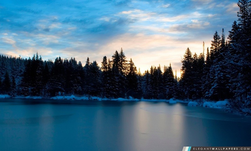 Frozen Lake, Arrière-plans HD à télécharger