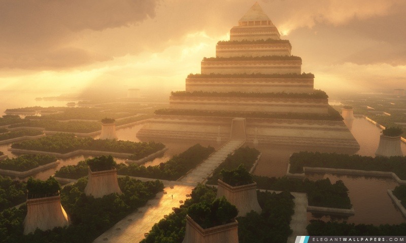 Temple Pyramide, Arrière-plans HD à télécharger
