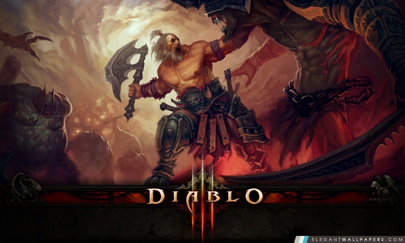 Diablo III Barbarian, Arrière-plans HD à télécharger