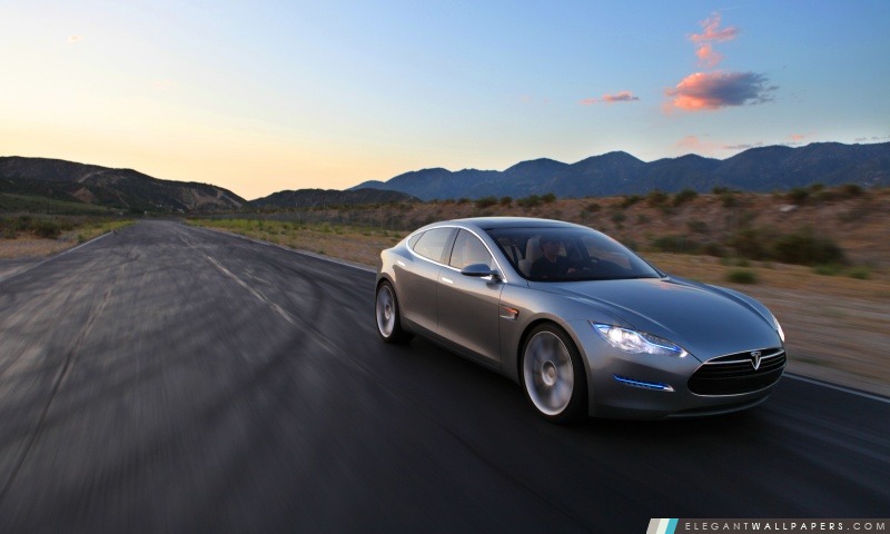 Tesla Model S, Arrière-plans HD à télécharger