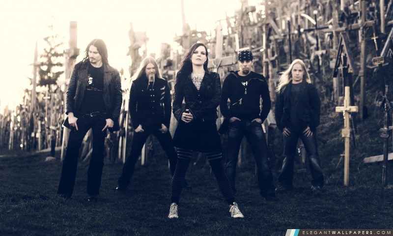 Nightwish bande métallique, Arrière-plans HD à télécharger