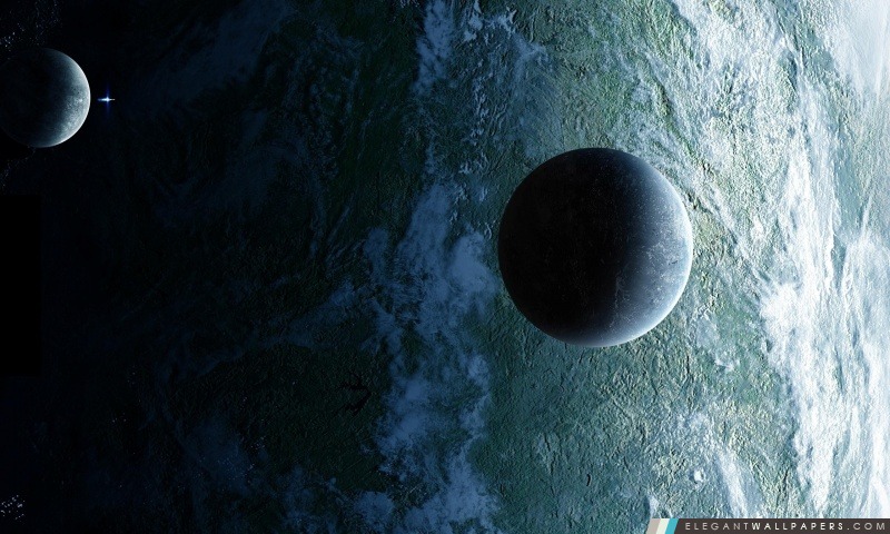 La Terre Fron Outerspace, Arrière-plans HD à télécharger