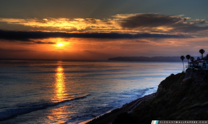 San Clemente Sunset, Arrière-plans HD à télécharger
