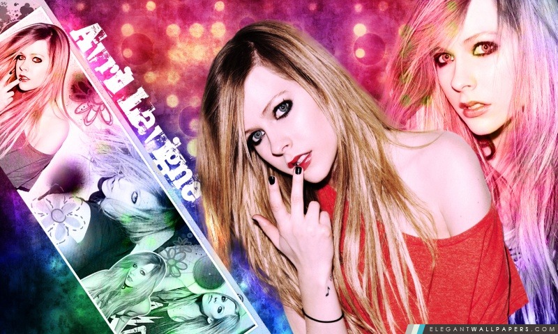 Avril Lavigne Fond Coloré, Arrière-plans HD à télécharger