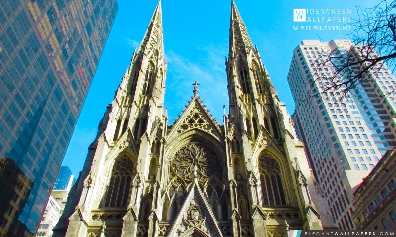 La cathédrale de St Patrick, New York City, Arrière-plans HD à télécharger