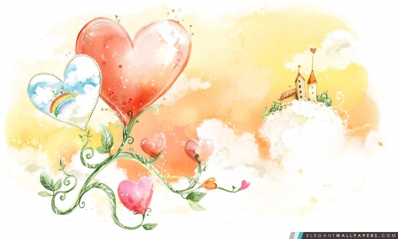 Fête des Fleurs d'amour Saint-Valentin, Arrière-plans HD à télécharger