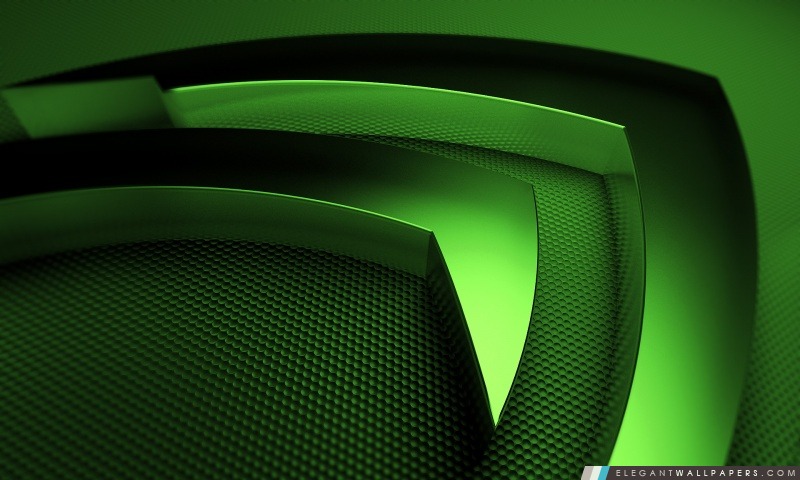 NVidia, vert, Arrière-plans HD à télécharger
