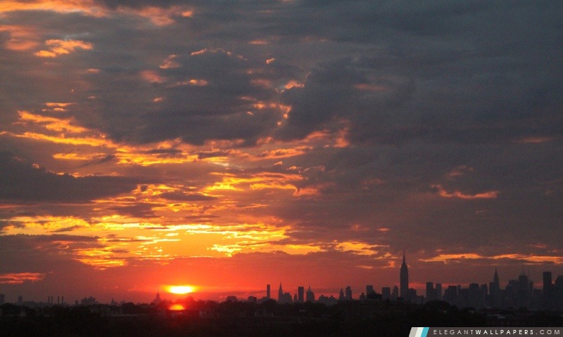 New York City Skyline, Arrière-plans HD à télécharger