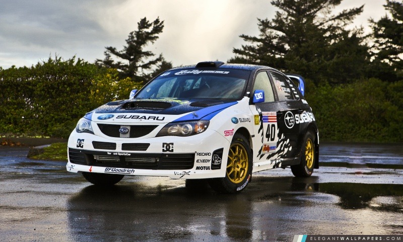 Subaru STI Rallye automobile, Arrière-plans HD à télécharger