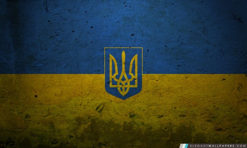 Grunge drapeau de l'Ukraine présidentielle, Arrière-plans HD à télécharger