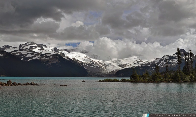 Mountain Lake Panorama, Arrière-plans HD à télécharger