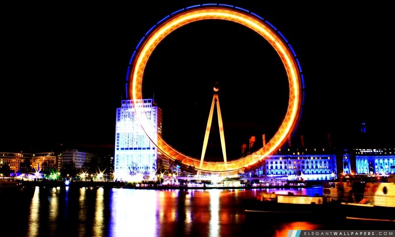 Brûler London Eye, Arrière-plans HD à télécharger