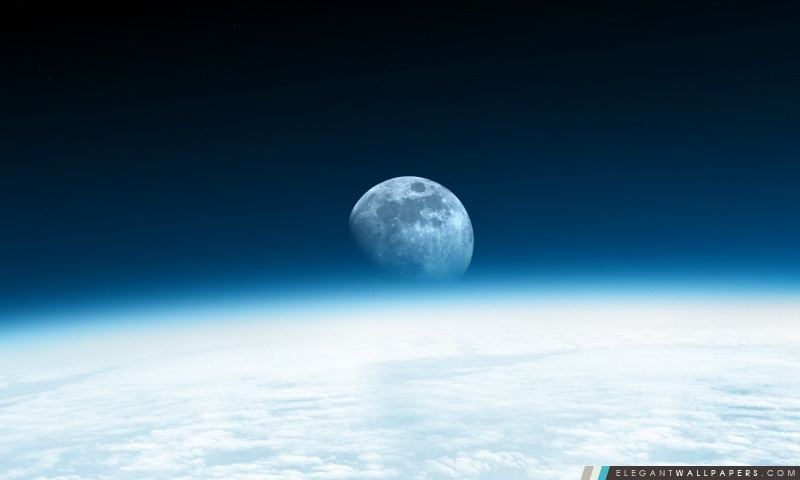 Cosmos Lune Sky, Arrière-plans HD à télécharger