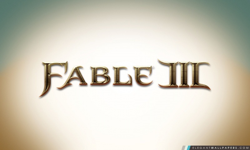 Fable III Logo, Arrière-plans HD à télécharger