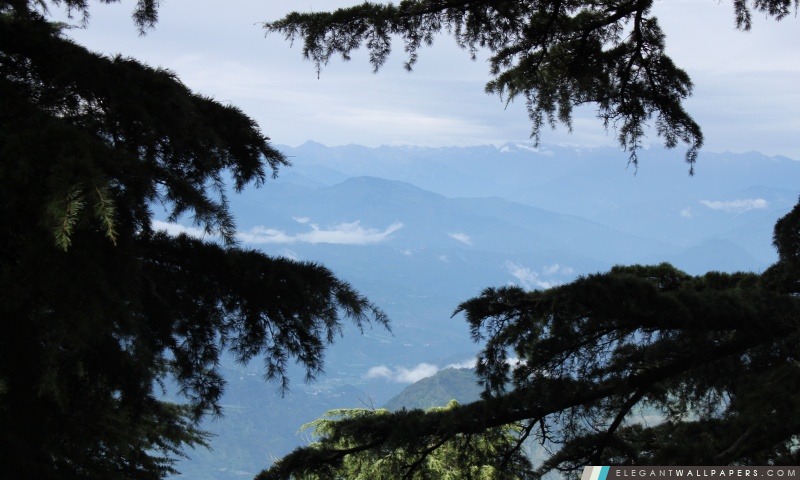 Panoramique vue sur les montagnes, Arrière-plans HD à télécharger