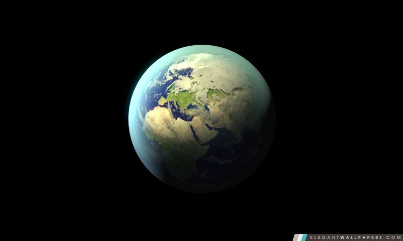 Europe et l'Afrique vue de l'espace avec la terre, Arrière-plans HD à télécharger