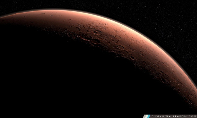 Cratères Mars, Arrière-plans HD à télécharger