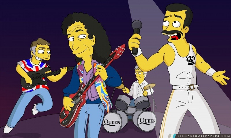 Reine Simpsons Cartoon, Arrière-plans HD à télécharger