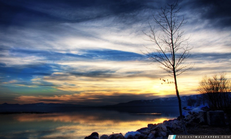 Utah Lake, Arrière-plans HD à télécharger