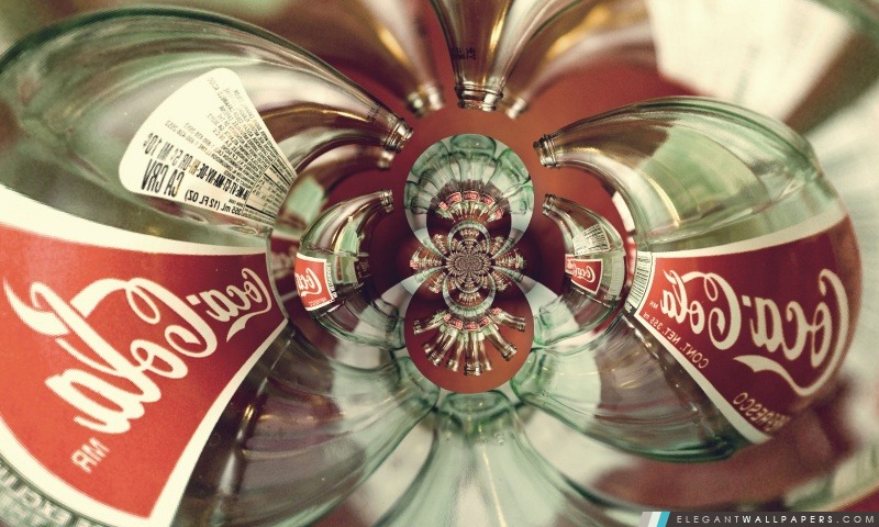 Coca Cola Bottle Art, Arrière-plans HD à télécharger