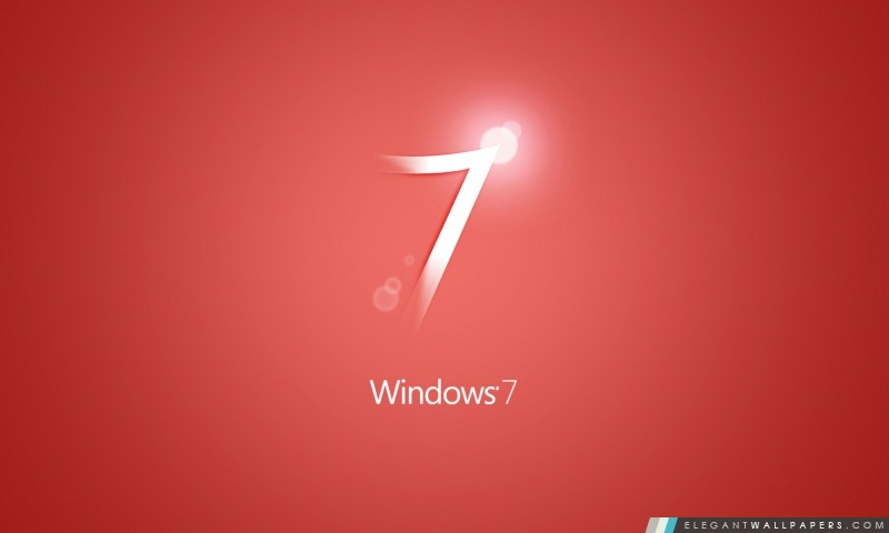 Windows 7 Rouge, Arrière-plans HD à télécharger