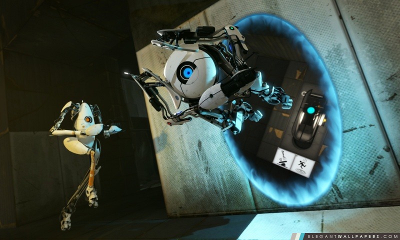 Portal 2 Coop Moteurs de recherche, Arrière-plans HD à télécharger