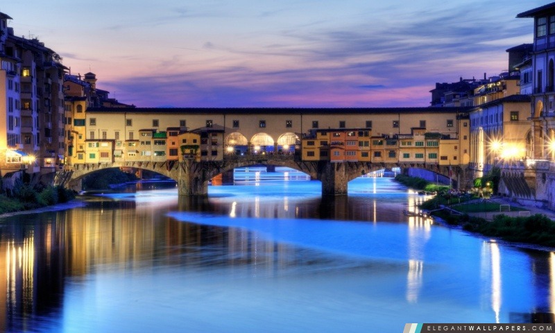 Ponte Vecchio, Arrière-plans HD à télécharger