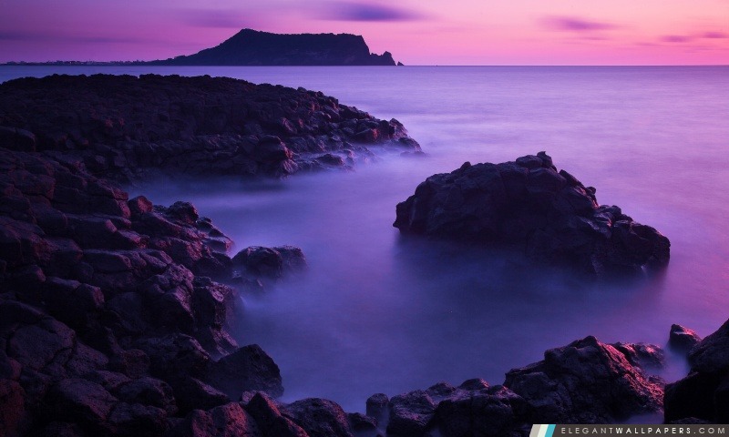 Horizon violet, Arrière-plans HD à télécharger