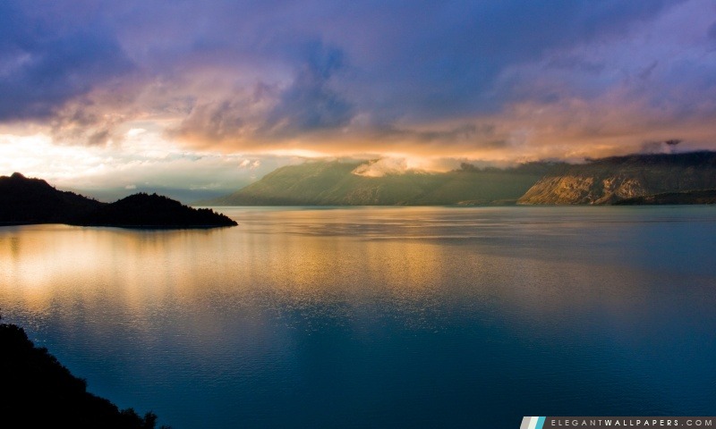 Vue panoramique du lac, Arrière-plans HD à télécharger