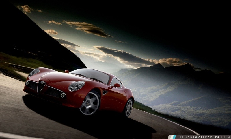 Alfa Romeo 8C Competizione, Arrière-plans HD à télécharger