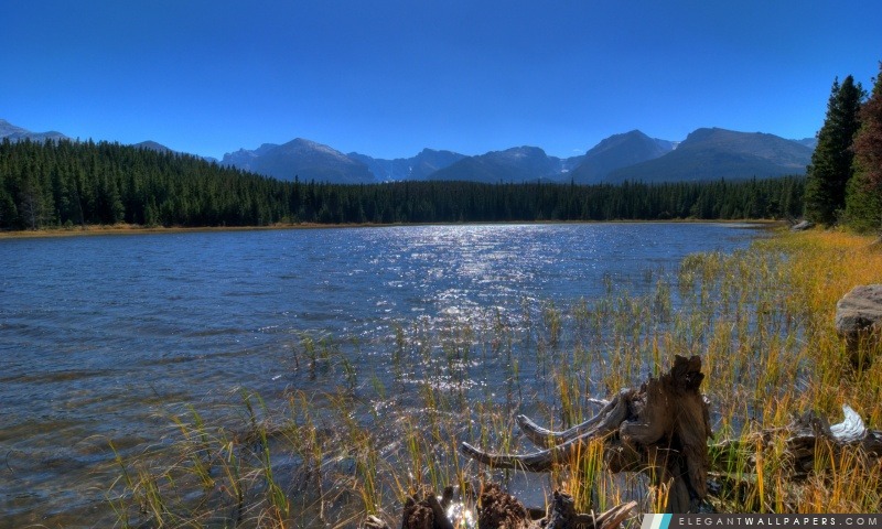 Bierstadt Lake, Rocky Mountain National Park, Colorado, Arrière-plans HD à télécharger
