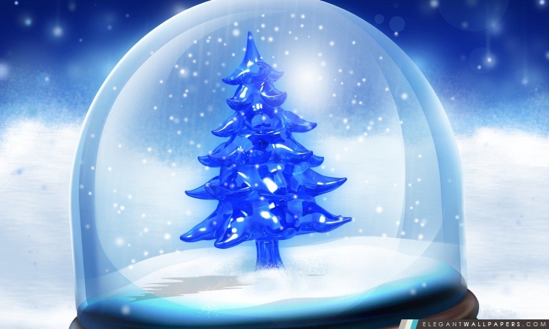 Noël Snow Globe, Arrière-plans HD à télécharger