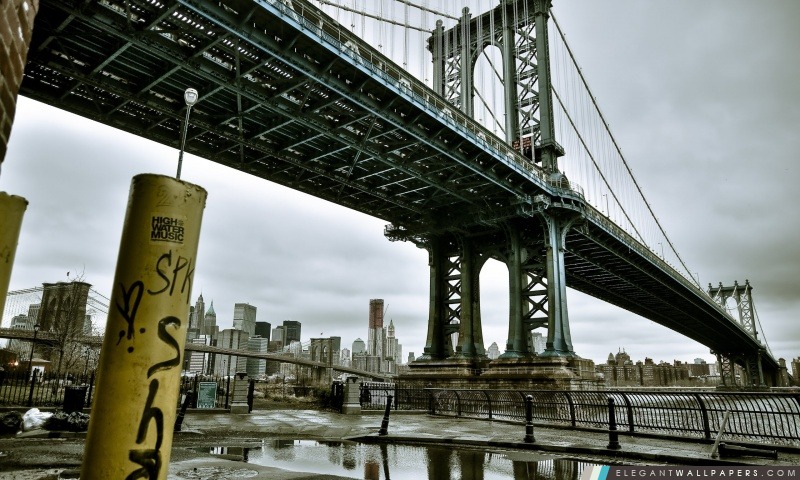 Pont de New York, Arrière-plans HD à télécharger