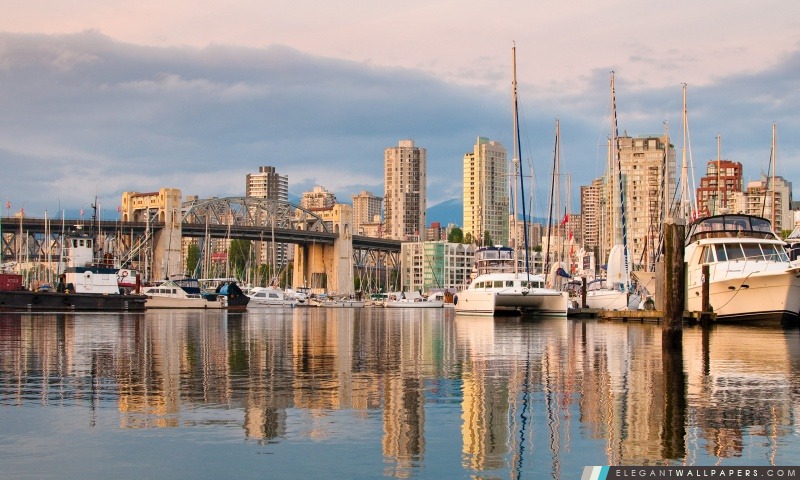 Le port de Vancouver, Arrière-plans HD à télécharger
